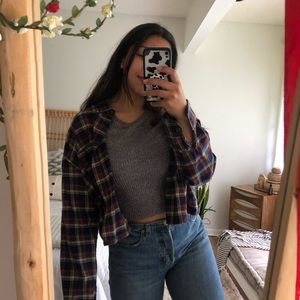Cropped Flannel